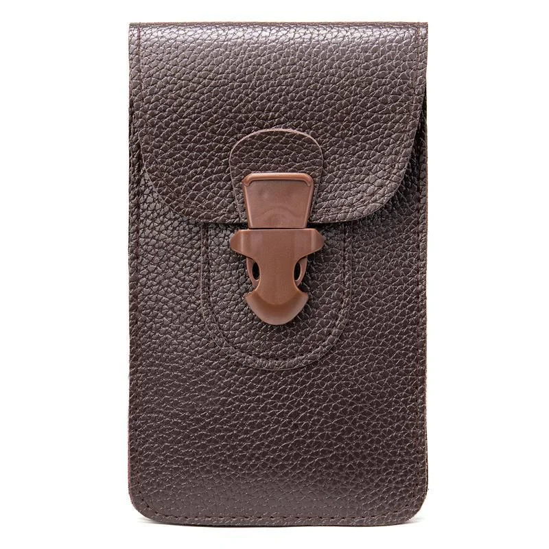 Men's Soft Waist Bag Mobile Phone Bag Belt Bag