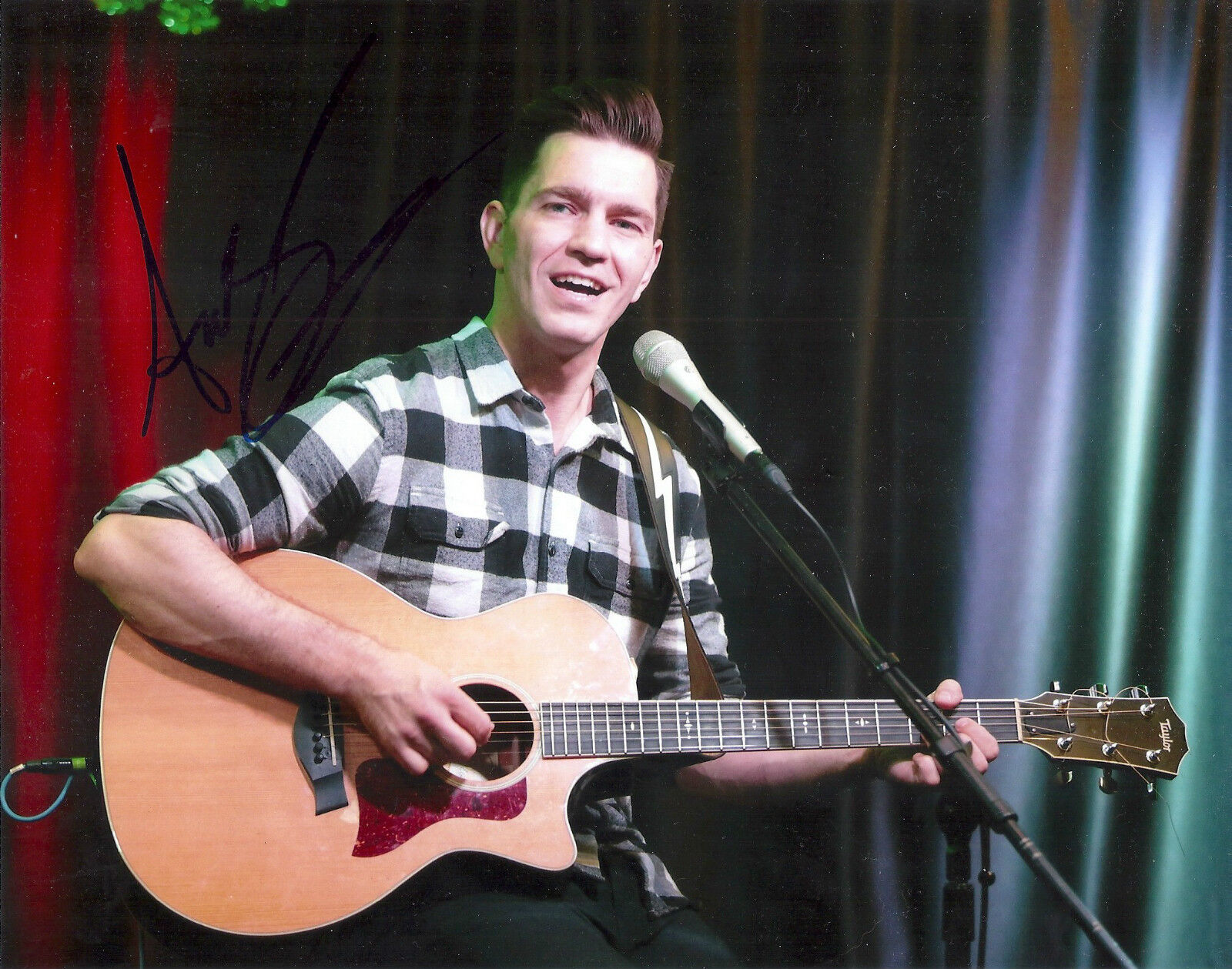 ANDY GRAMMER 'HONEY I'M GOOD' SIGNED 8X10 PICTURE *COA 1