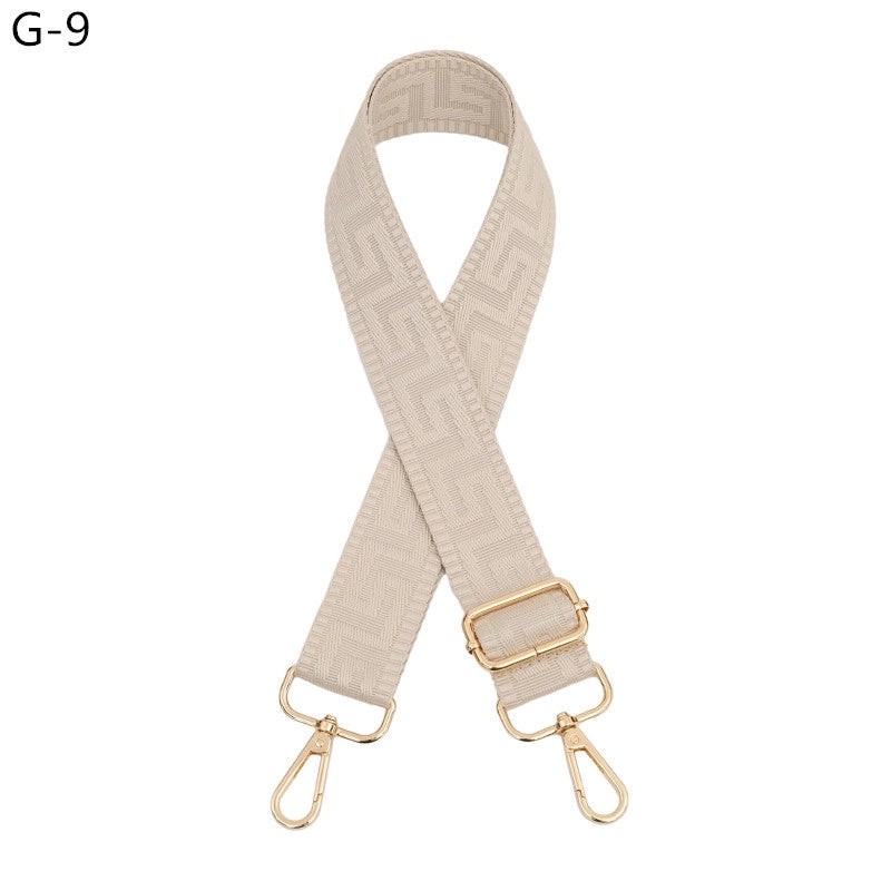 Polyester Color Block Bag Strap