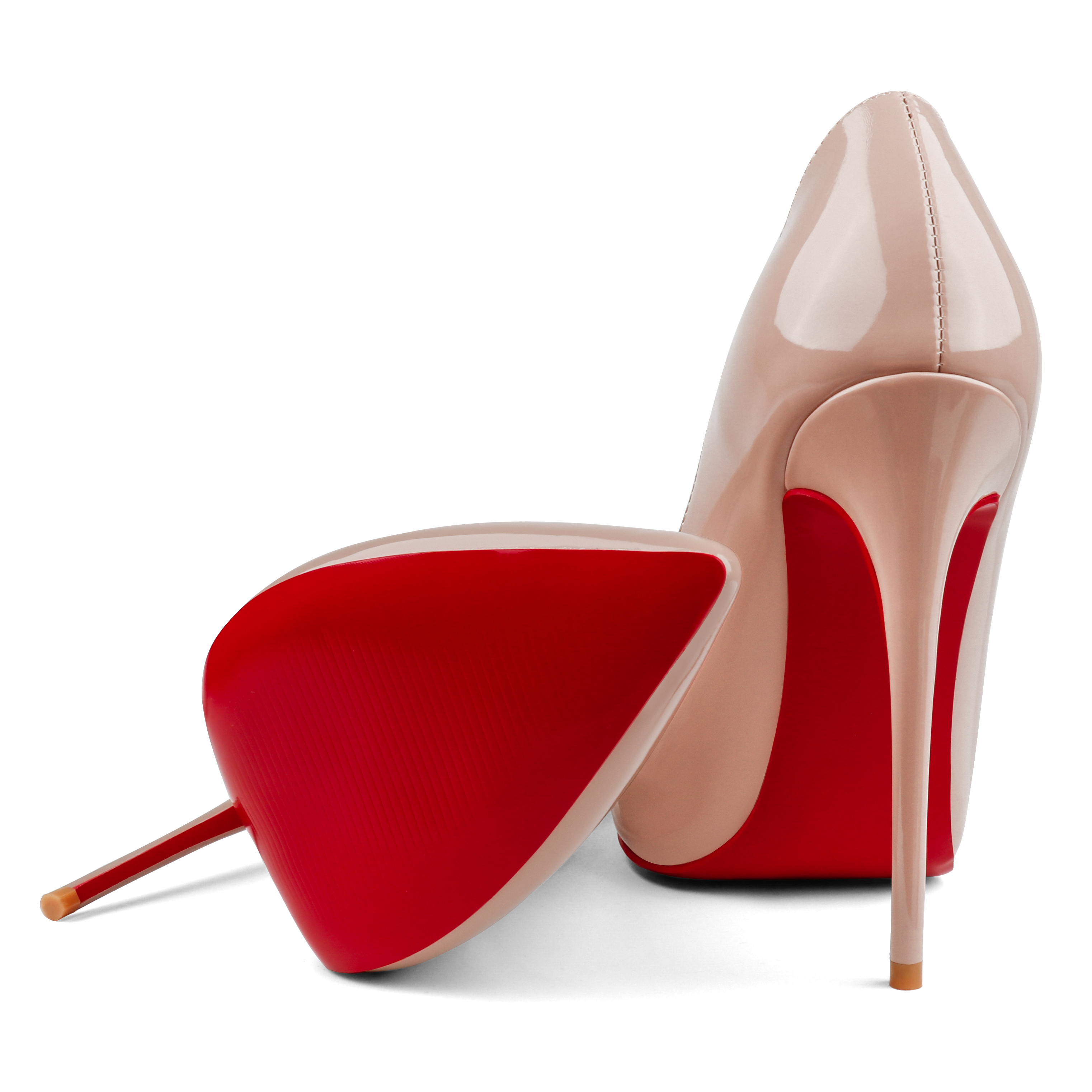 120mm Women's High Heels Party Wedding Stilettos Patent Red Bottom Pumps-vocosishoes