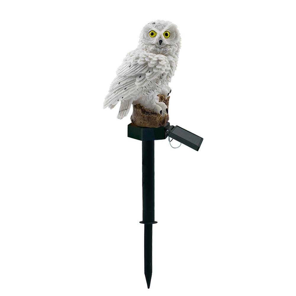 

Solar Power LED Owl Waterproof-Landscape Light, Light brown, 501 Original