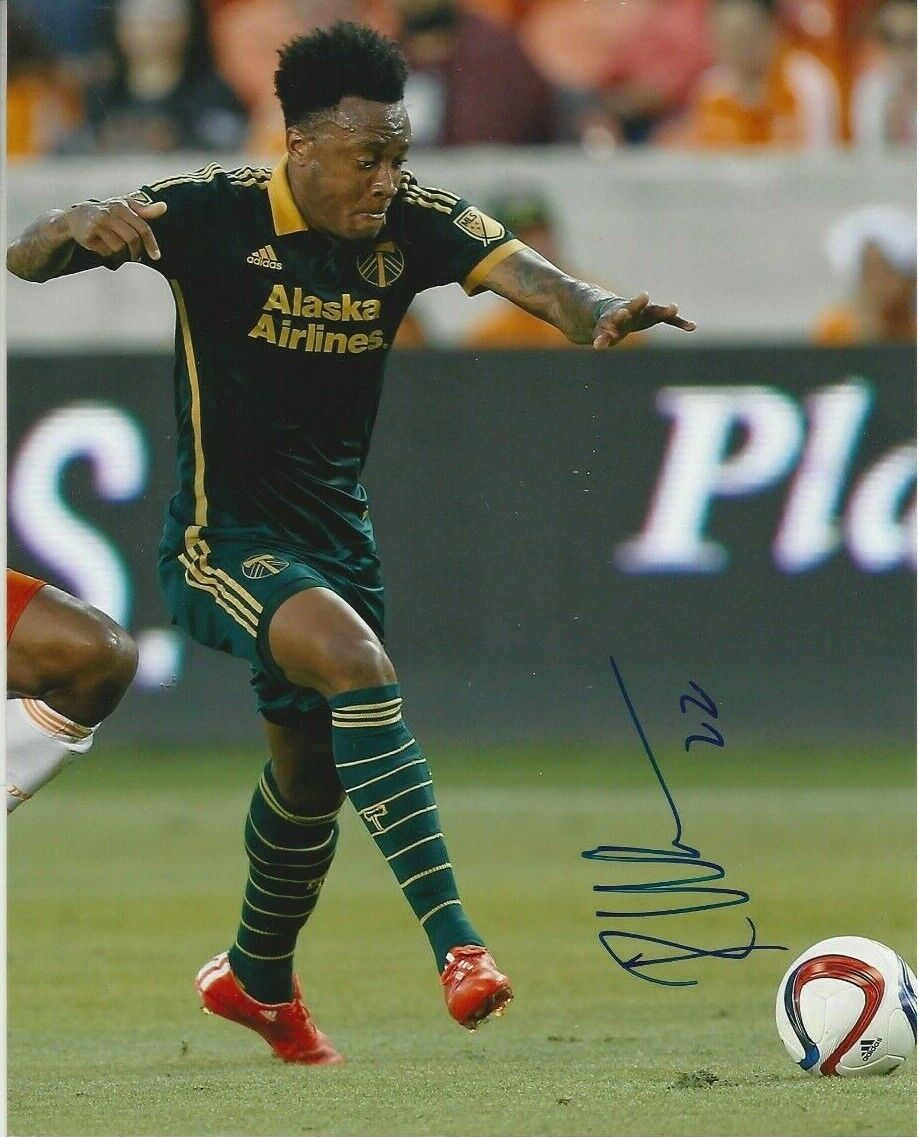 Rodney Wallace Autographed 8x10 Portland TimbersC704