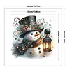 Christmas Snowman-11CT Stamped Cross Stitch 40*40cm/15.75*15.75in tapestrymarket