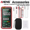 Smart Digital Multimeter 6000 Counts Touch Screen Ammeter Tester Meter (Red)