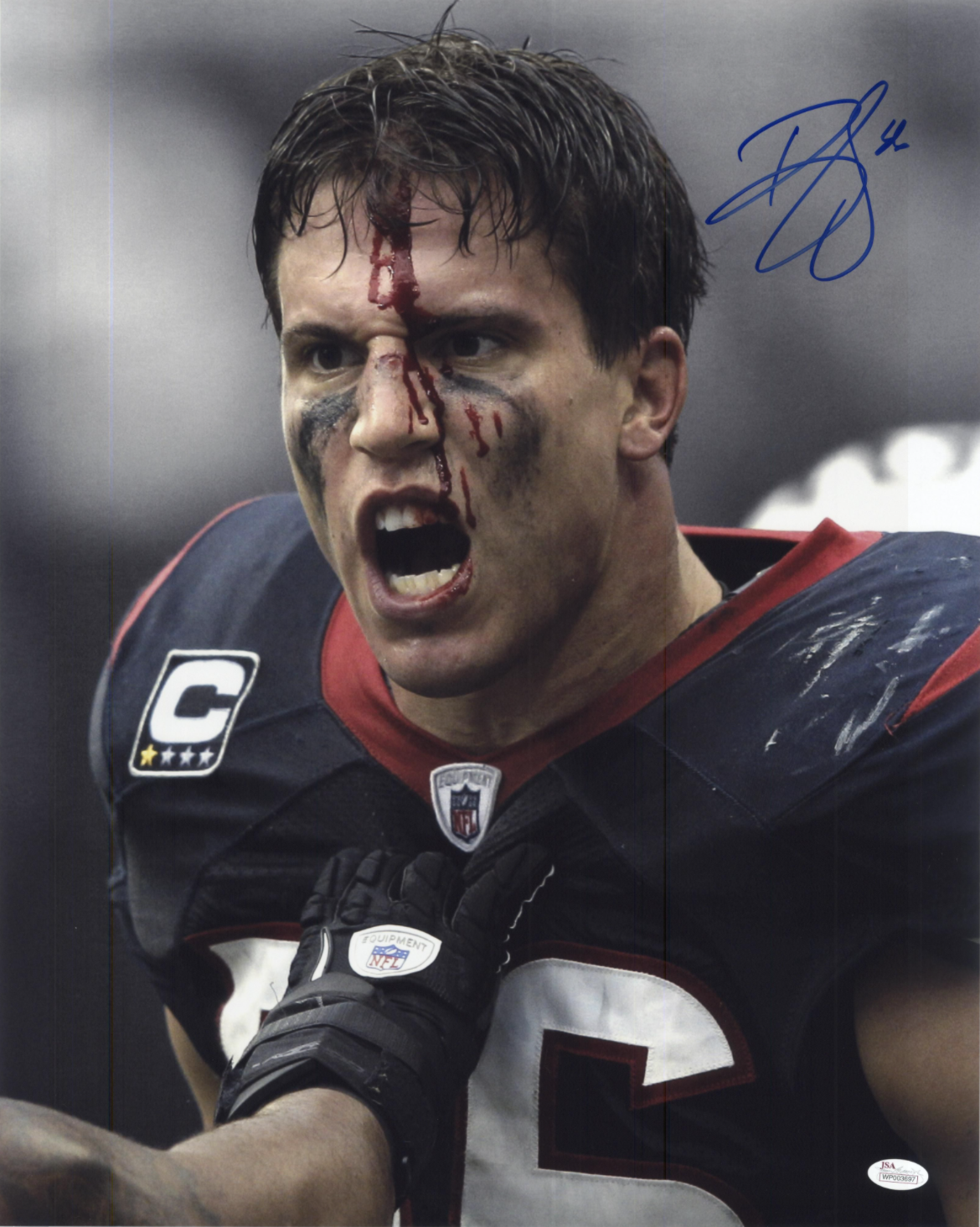 Brian Cushing signed autographed 16x20 Photo Poster painting! JSA COA! 10723