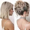 Griffe clip en d&eacute;sordre chignon extensions de cheveux