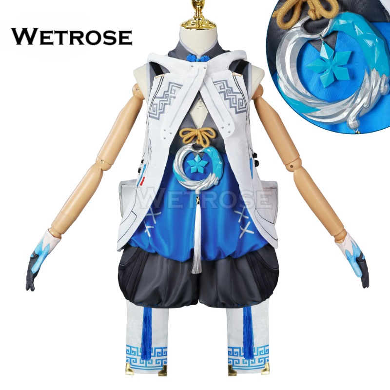 [Wetrose] In Stock Youhu Wuthering Waves Cosplay Costume Wig Full Set