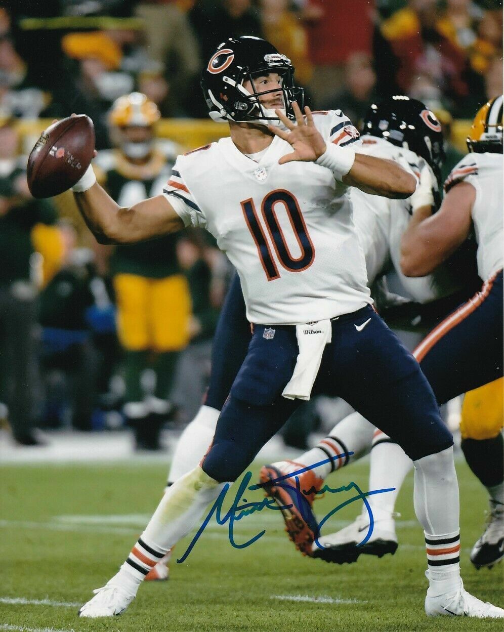 MITCHELL TRUBISKY SIGNED AUTOGRAPH 8 X 10 Photo Poster painting ( CHICAGO BEARS ) REPRINT