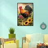 Rooster - Full Round Diamond Painting