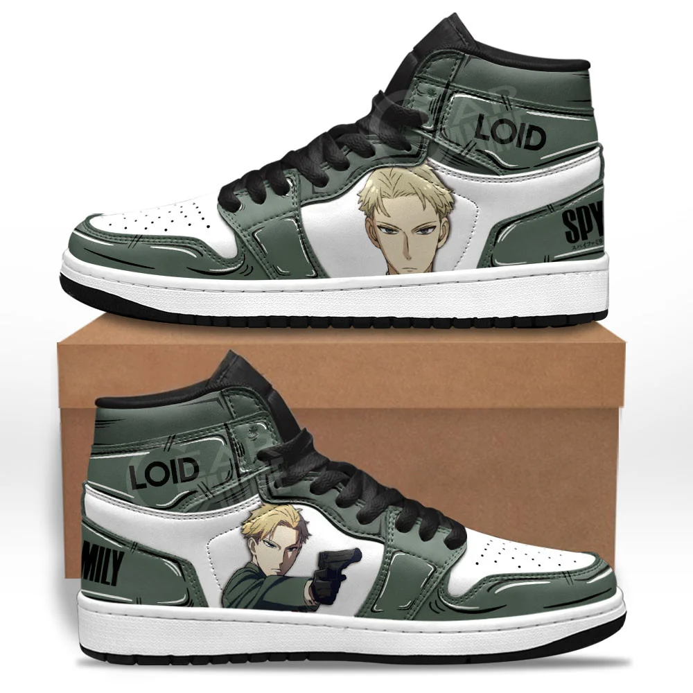 Kingofallstore - Loid Forger Sneakers Custom Spy x Family Anime Shoes