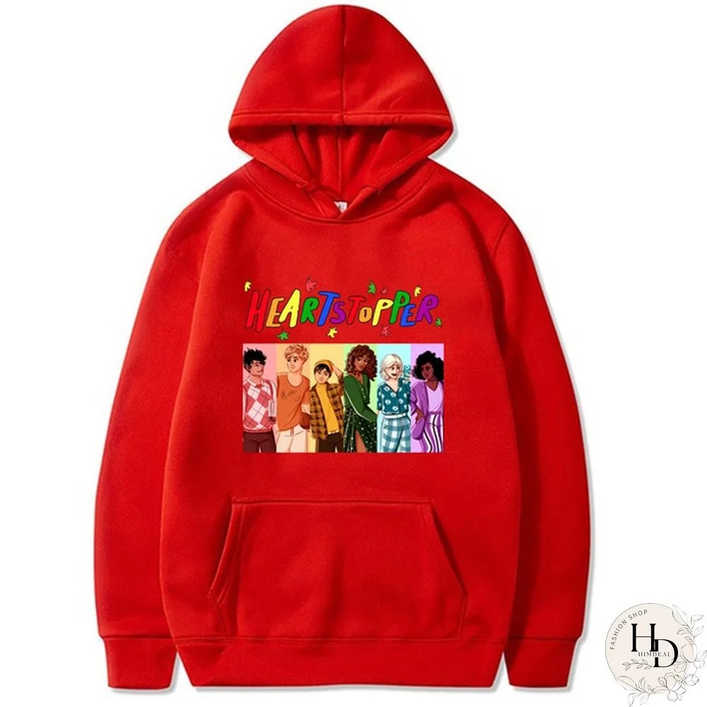 Heartstopper Nick Hoodie Gay Pride June Sweatshirts Cozy Tops Sudadera Felpa Moletom