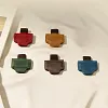 Magnetic Genuine Leather Book Clip Bookmark with Pen Holder 