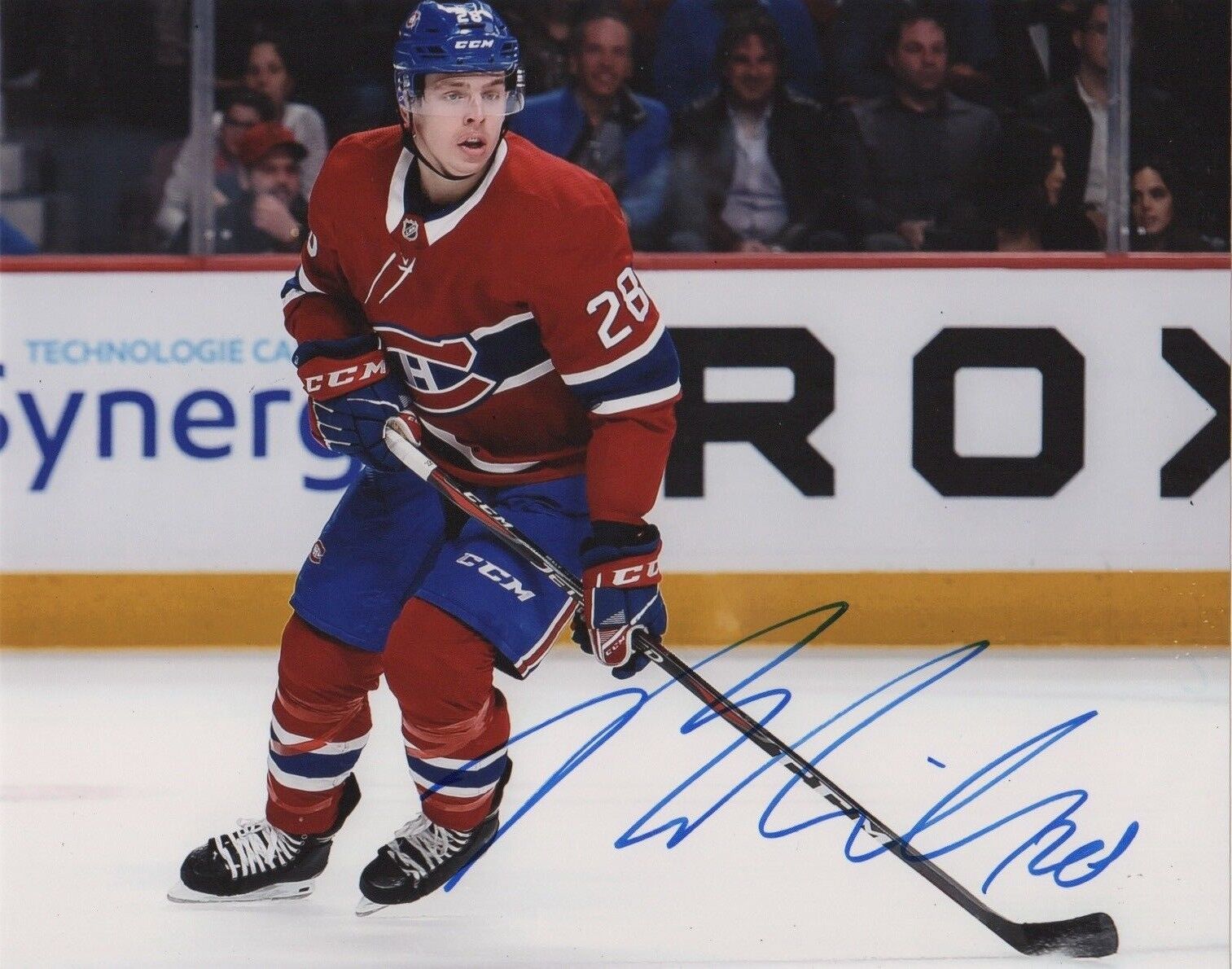 Montreal Canadiens Mike Reilly Signed Autographed 8x10 NHL Photo Poster painting COA #2