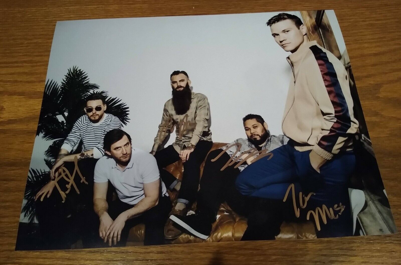 DANCE GAVIN DANCE SIGNED 11x14 Photo Poster painting auto Jon Mess +3 band B