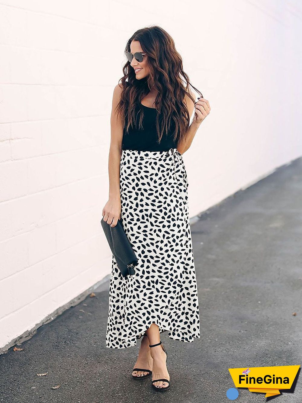 Vacation Floral Printed Skirt