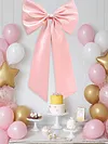 Large Bow Decor Satin Ribbon Bow Tie Giant Hanging Bowknot Party Wall Decoration