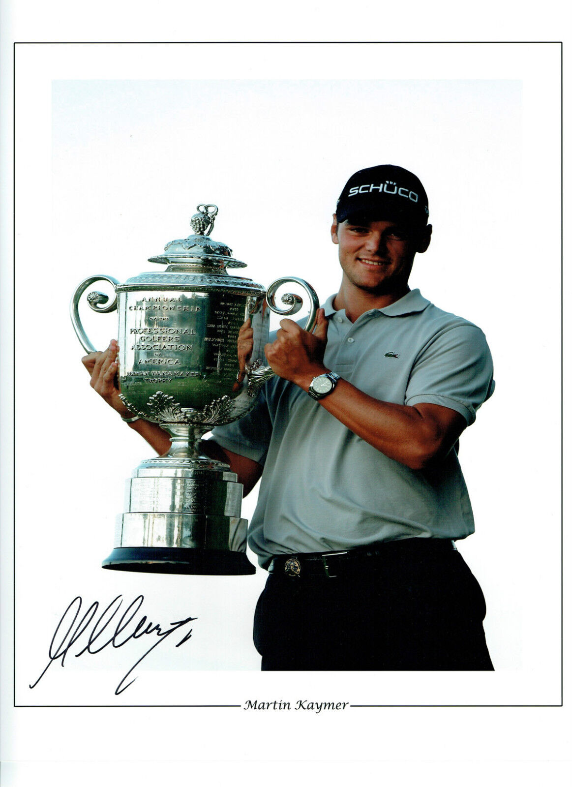 Martin KAYMER Signed Autograph 16x12 US PGA Winner GOLF Photo Poster painting AFTAL COA