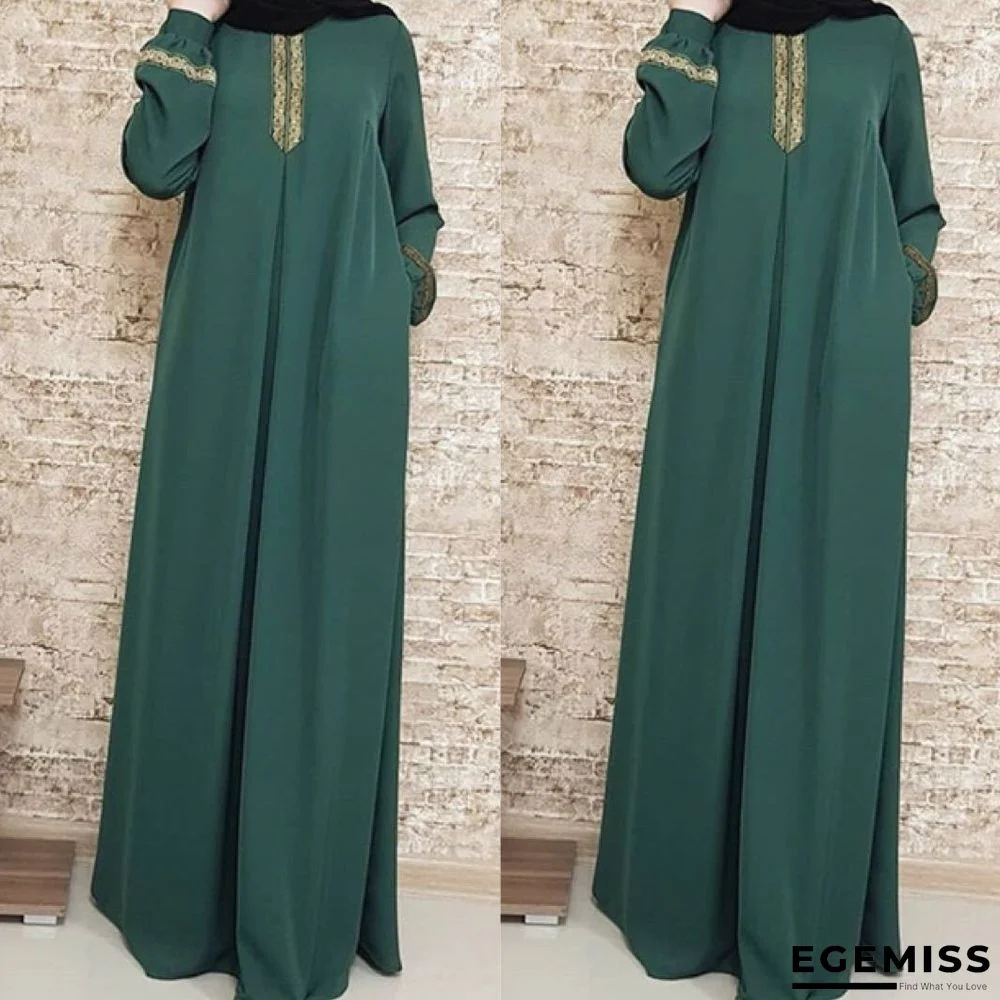 Ethnic Style Printed Loose Dress | EGEMISS