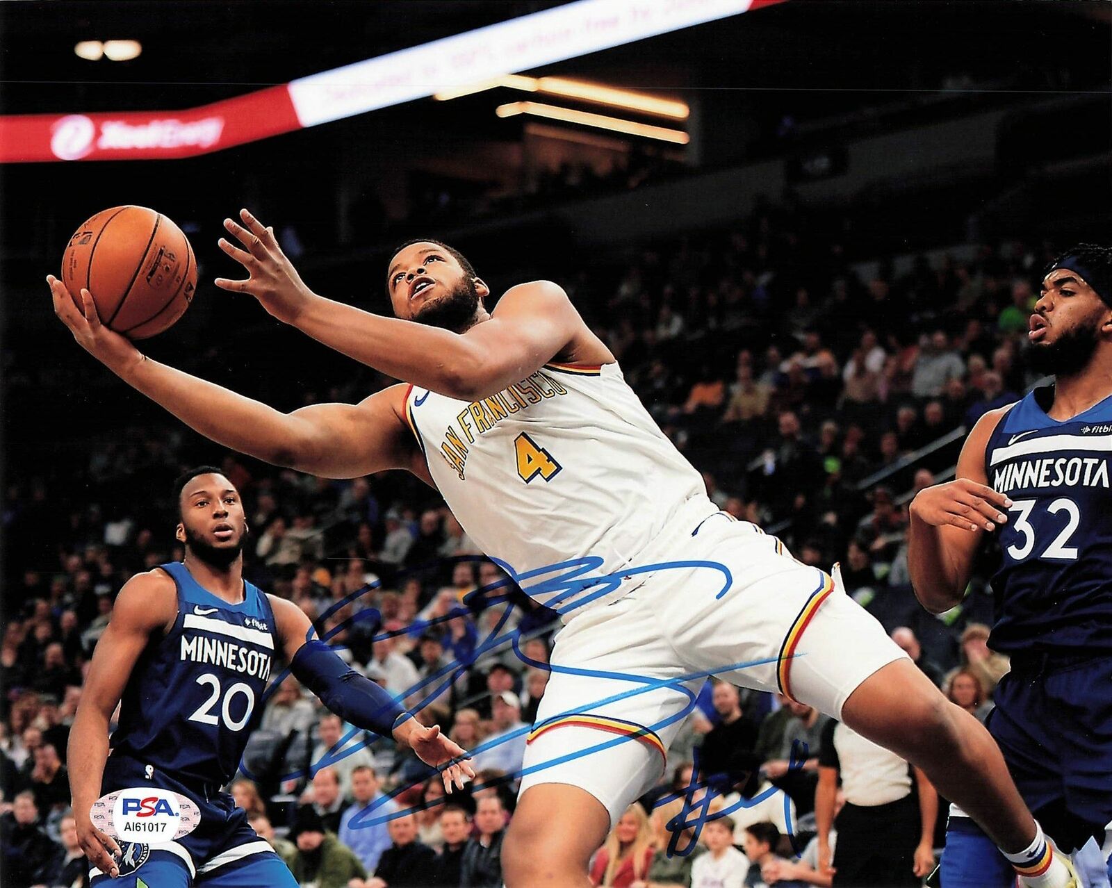 Omari Spellman signed 8x10 Photo Poster painting PSA/DNA Golden State Warriors Autographed