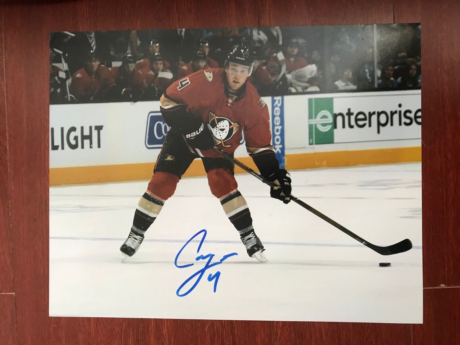 Anaheim Ducks Cam Fowler Signed Autographed 11x14 Photo Poster painting COA