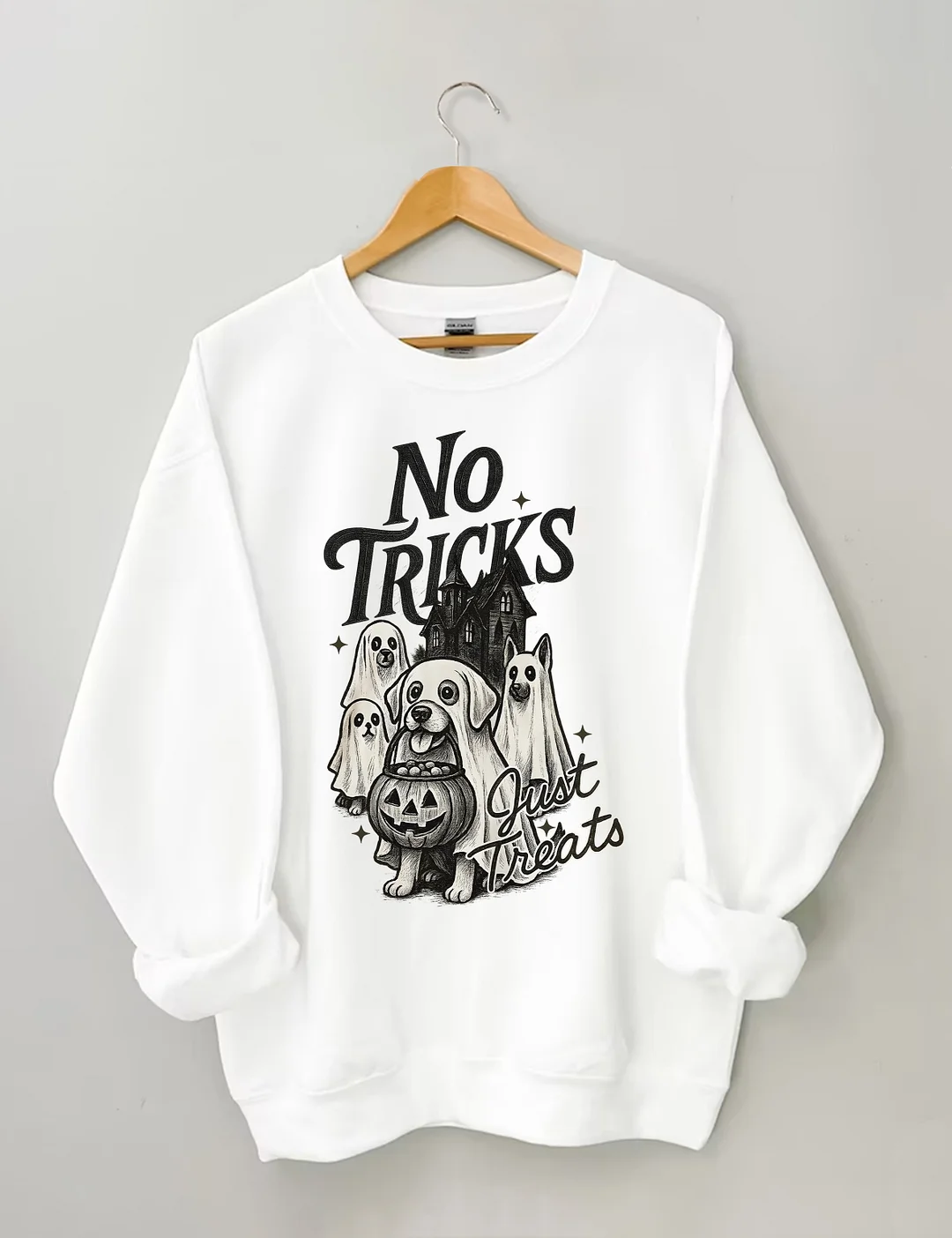 No Tricks Just Treats Sweatshirt