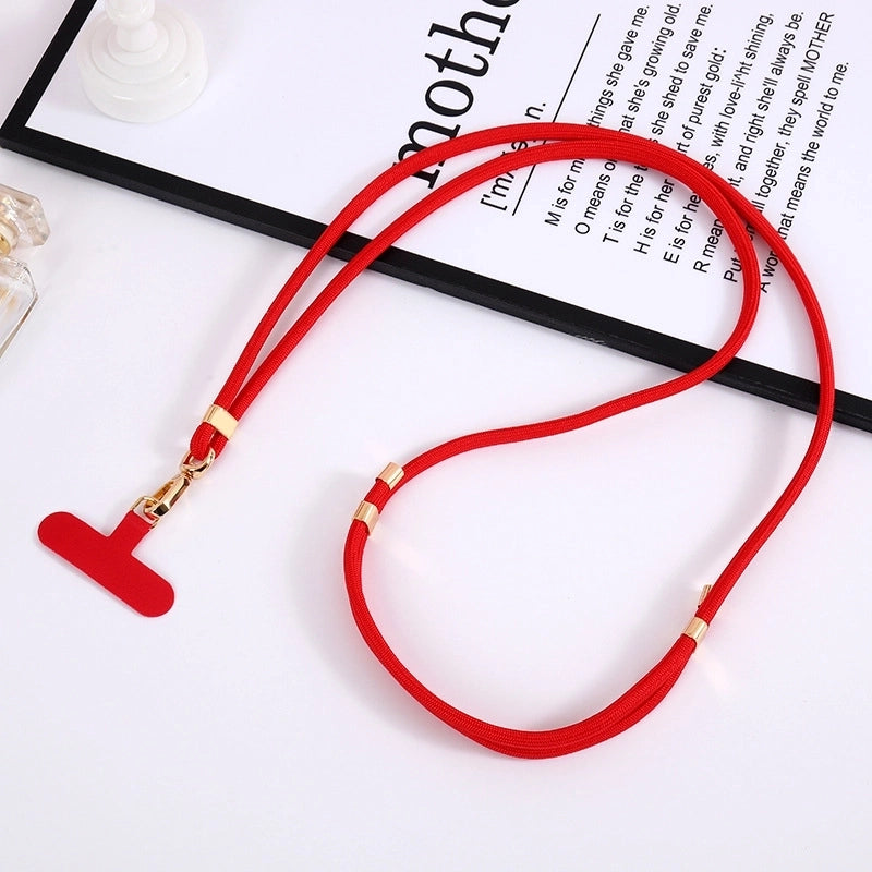 Minimalist Solid Color Nylon Mobile Phone Chain