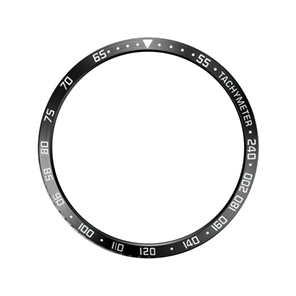 

Stainless Steel Bezel Ring Adhesive Cover for Samsung Galaxy Watch 46mm, Black+red, 501 Original