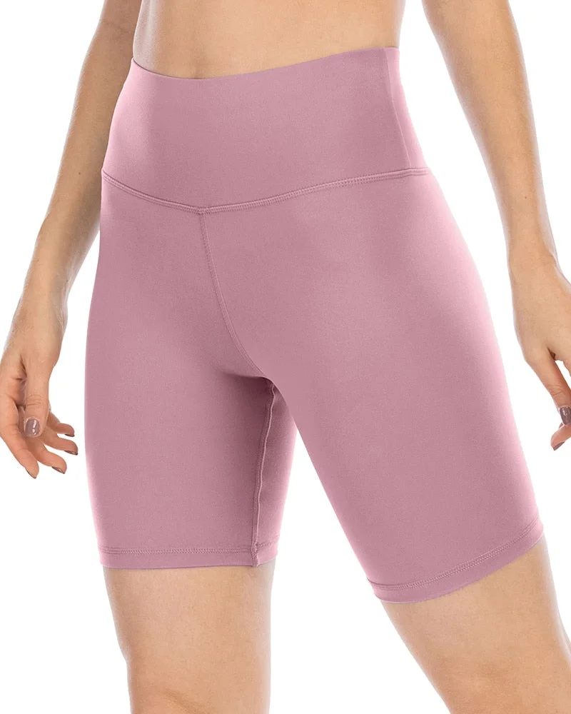 SVOKOR Seamless Biker Shorts Women Solid Push Up Fitness Shorts High Waist Clothing Workout Short Comfortable Female