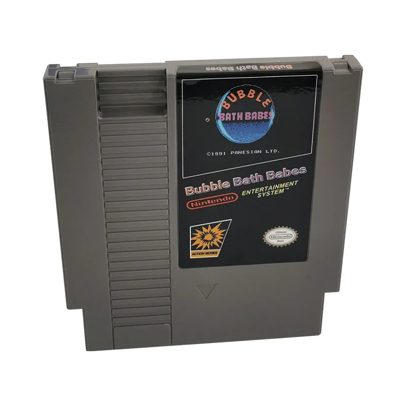 Bubble Bath Babes For Nintendo NES - 8 Bit Game Cartridge