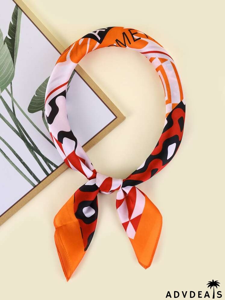 Geometric Print Bandana