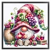 Grape Gnome-11CT Stamped Cross Stitch 45*45cm/17.72*17.72in