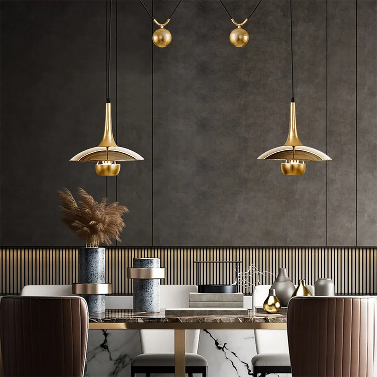 Creative Bauhaus Adjustable Lifting Pendant Lighting