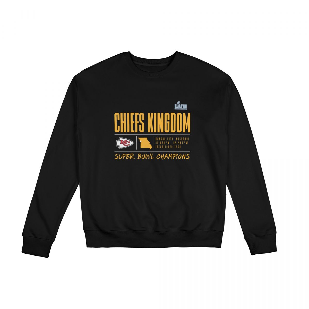 Kansas City Chiefs Super Bowl LVII Champions Slot Receiver Long Sleeve Sweatshirt