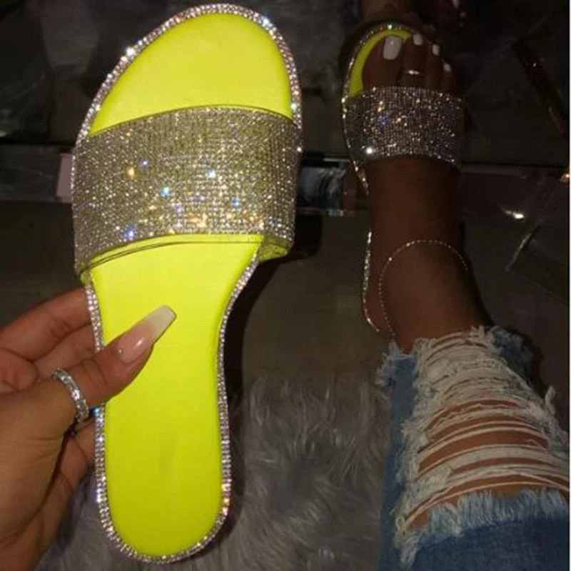 Fashion Party Shoes Women Platform Snake Print Woman Sandals Bling Anti-Slip Female Solid Color Rhinestone Sexy Sandals Outdoor