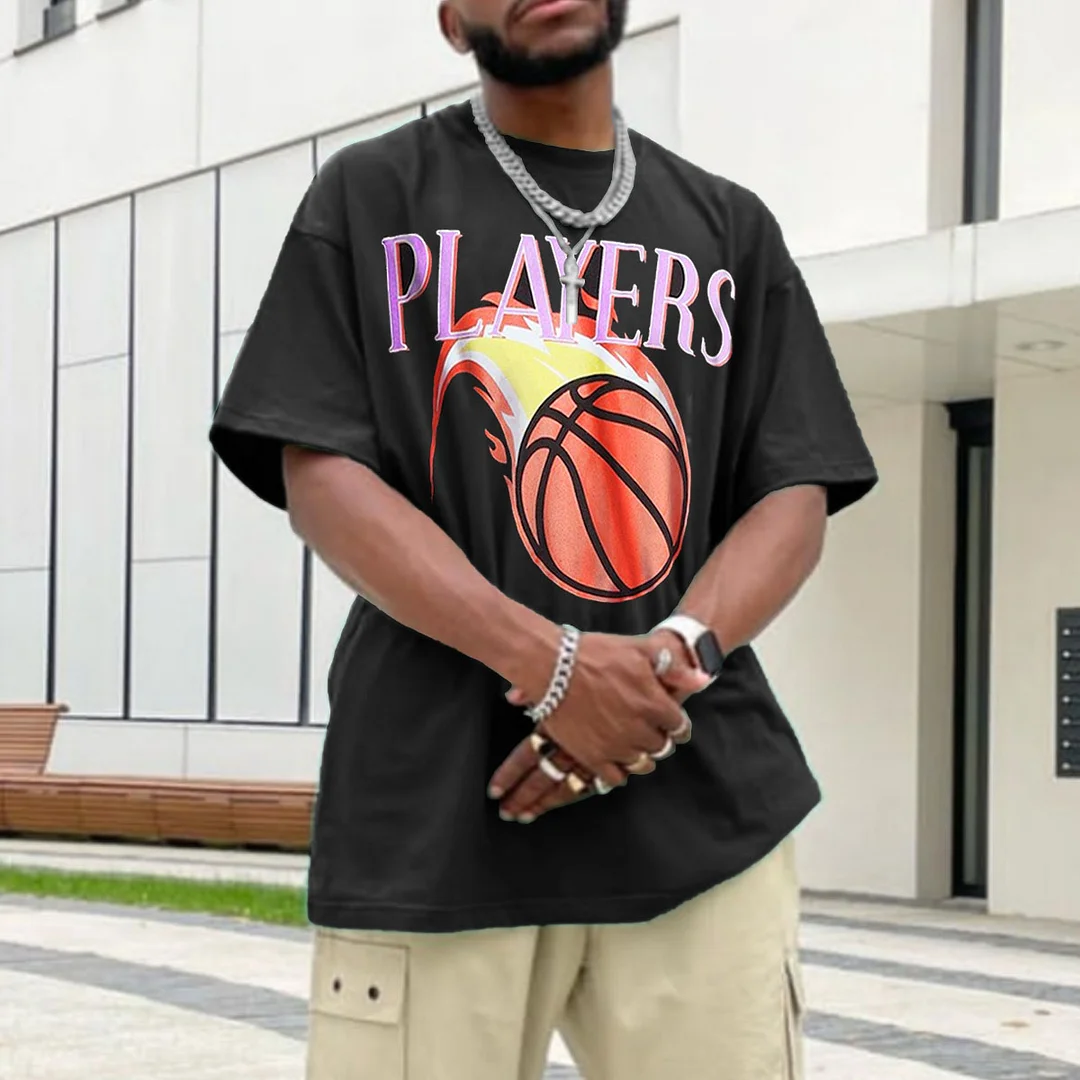 Men's Oversized Vintage Players NBA Basketball T-Shirt