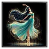(Stamped/Counted) Ballet Jasmine Silhouette-11CT Cross Stitch 40*40cm