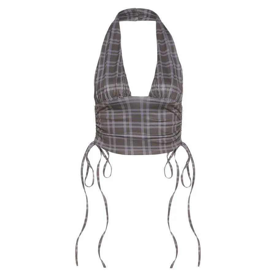 Weird Puss High Waist Straight Pants E-Girl Striped Print Women Skinny Fashion Y2K Streetwear Elegant Slim Thin Long Trousers