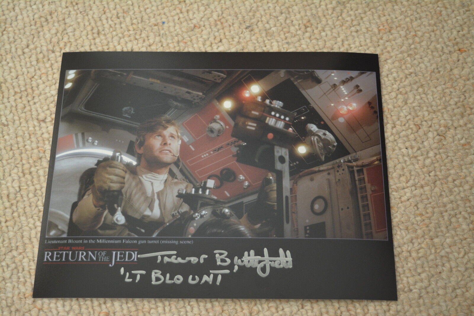 TREVOR BUTTERFIELD signed autograph In Person 8x10 (20x25cm) STAR WARS BLOUNT