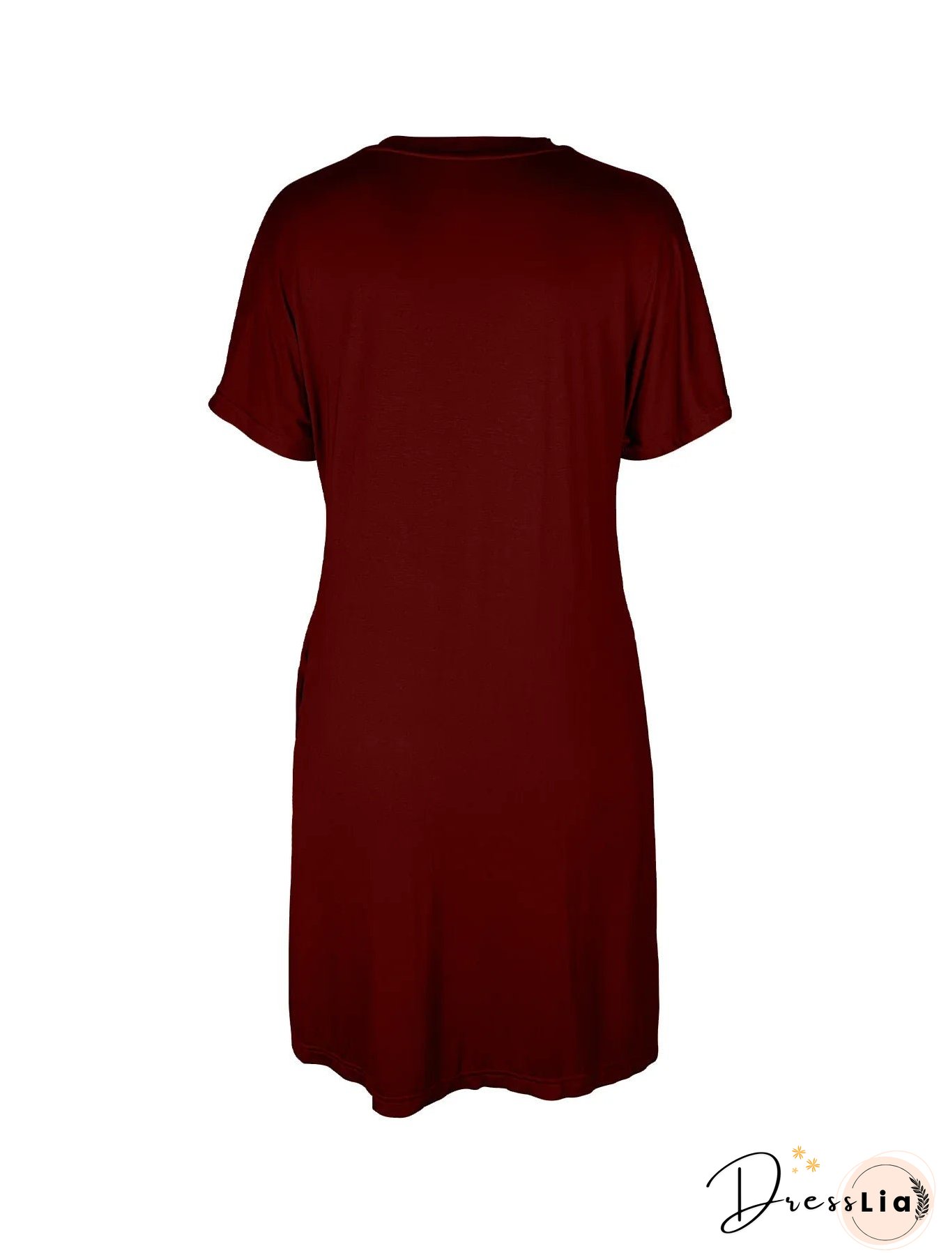 Intricate Blooming Book Graphic Print Crew Neck Tee Dress Casual Short Sleeve Dress For Spring & Summer Women's Clothing