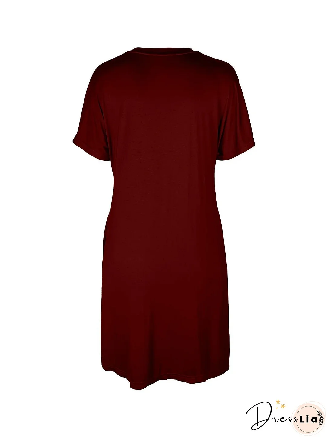 Intricate Blooming Book Graphic Print Crew Neck Tee Dress Casual Short Sleeve Dress For Spring & Summer Women's Clothing