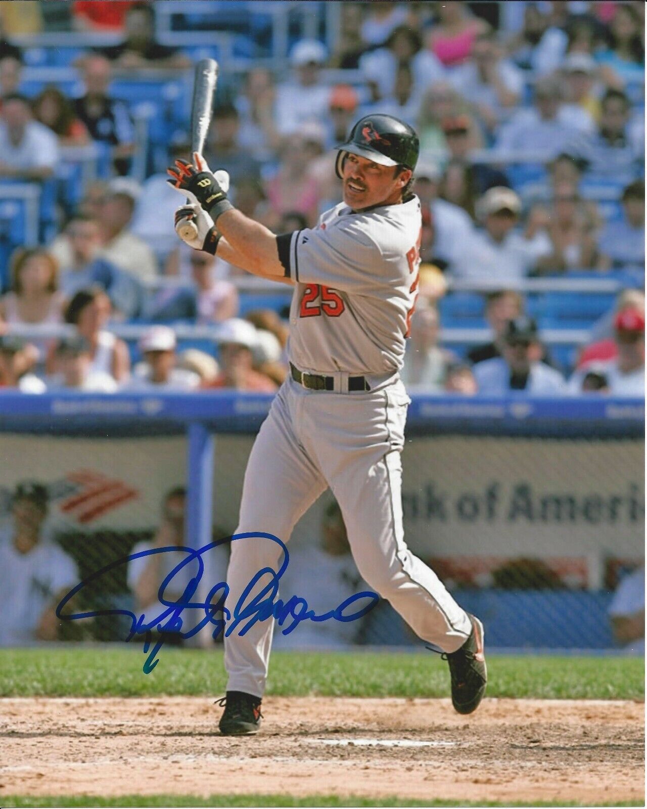 Rafael Palmeiro Autographed 8x10 Baltimore Orioles Cubs Ranger#9