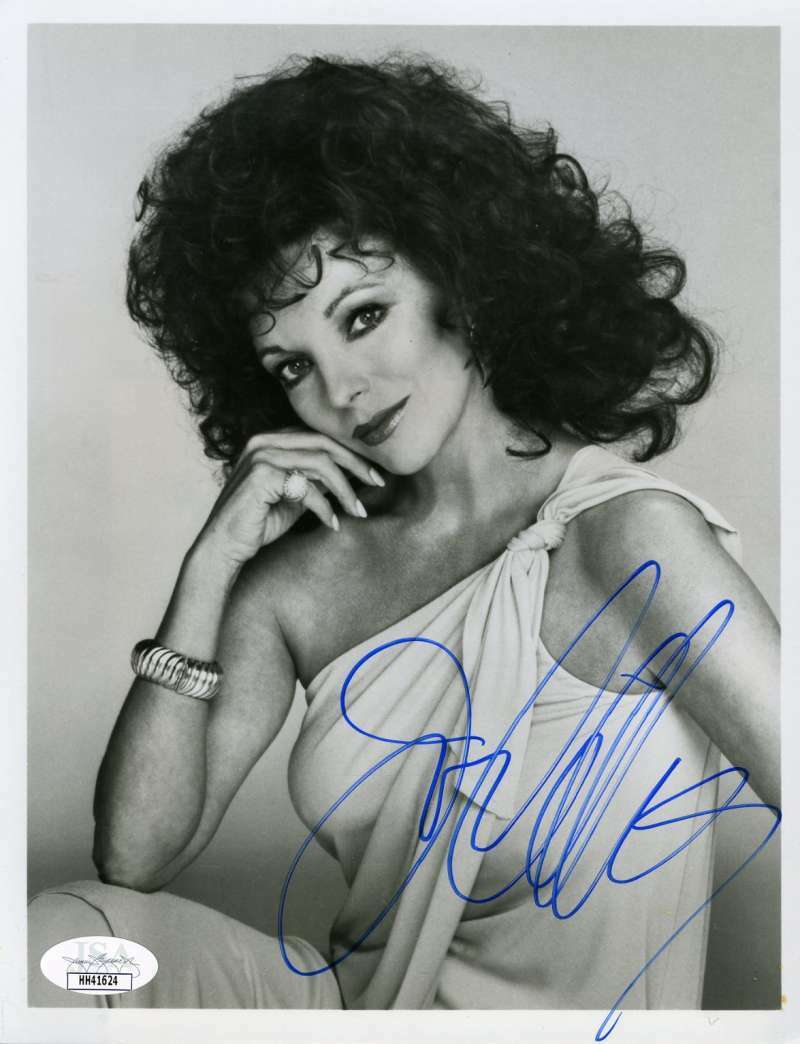 Joan Collins JSA Coa Signed 7x9 Photo Poster painting Autograph