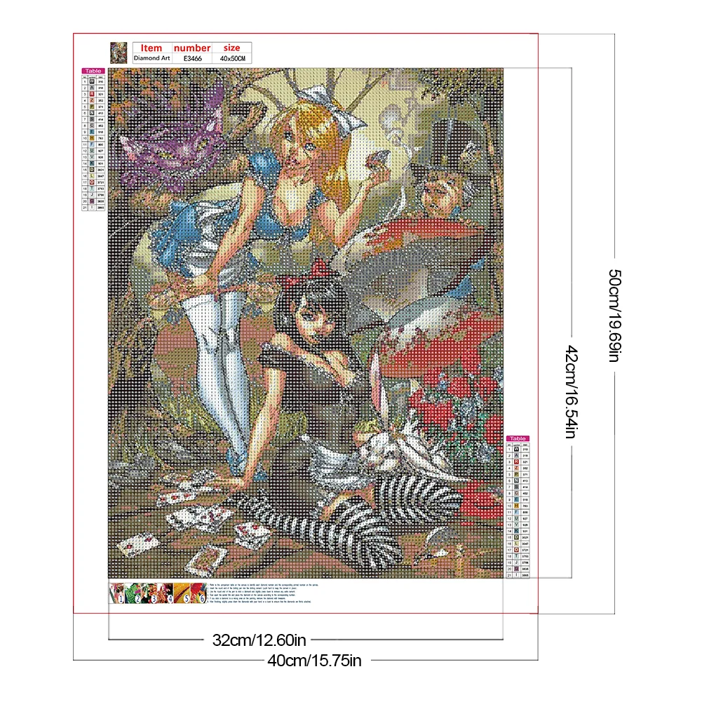 Diamond Painting - Full Round Drill - Alice Adventure(Canvas|40*50cm)