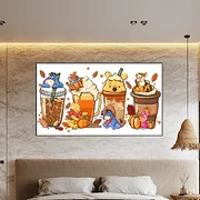 Winnie The Pooh 30*40cm full round drill diamond painting – Jules' Diamond  Art