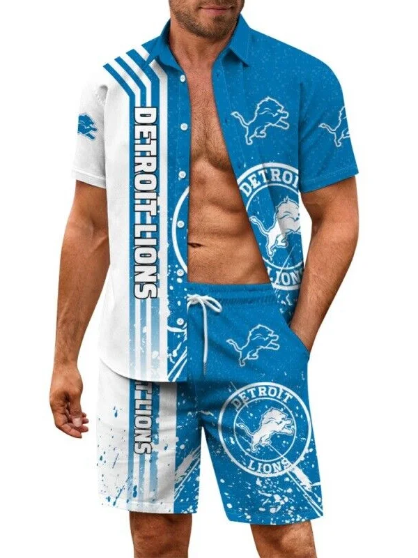 Detroit Lions Limited Edition Top And Shorts Two-Piece Suits in 2023