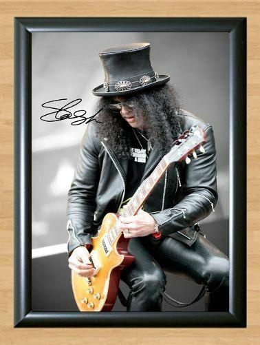 Slash  Signed Autographed Photo Poster painting Poster Print Memorabilia A4 Size