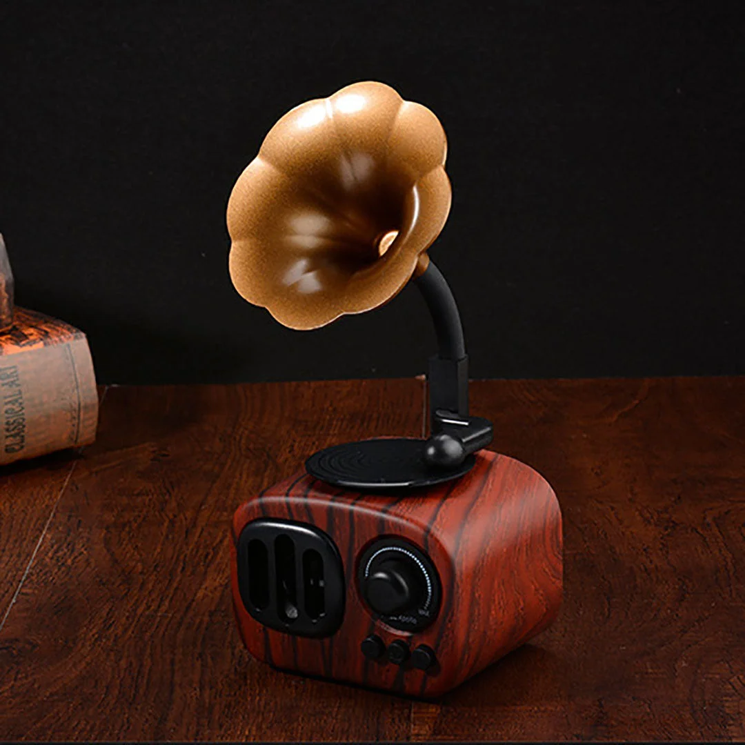Retro Gramophone Bluetooth Speaker