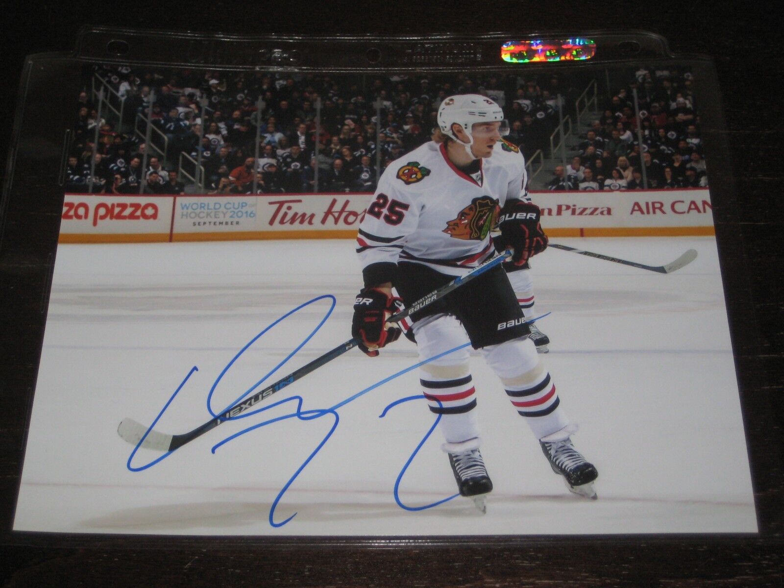 DALE WEISE autographed CHICAGO BLACKHAWKS 8X10 Photo Poster painting L@@K