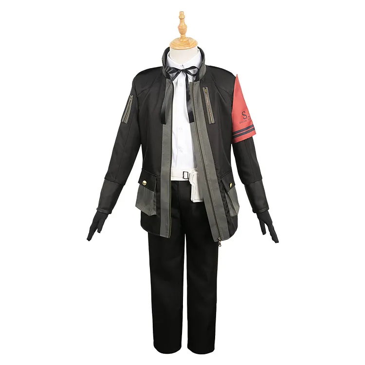 Persona 3: Reload (2024) Yuuki Makoto Black Coat Uniform Set Outfits Cosplay Costume Halloween Carnival Suit