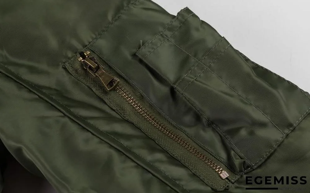 Men's Bomber Pilot Jacket Winter Parkas Army Military Motorcycle Jacket Cargo Outerwear Air Force Army Tactical Coats | EGEMISS